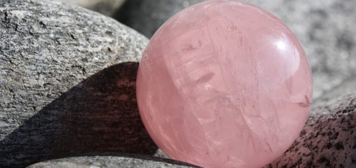 boule de quartz rose